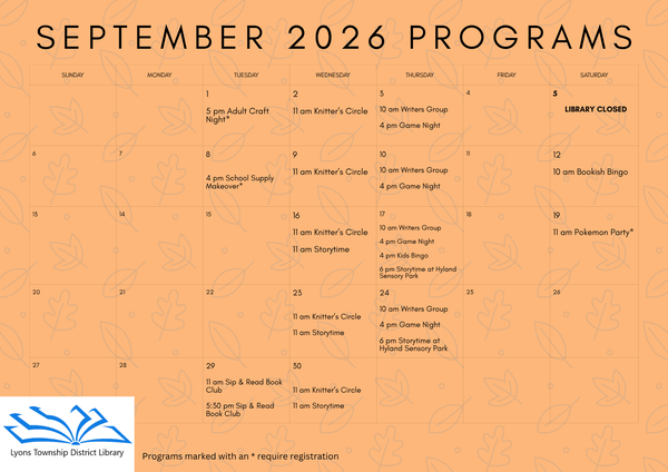 Sep 26 Program Calendar.png